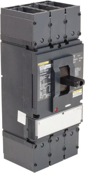 Square D - 600 Volt, 400 Amp, Automatic Molded Case Switch - 3 Pole, 18 at 600 VAC, 35 at 480 VAC, 65 at 240 VAC kA Interrupting Rating, Line/Load Lug Connection - Exact Tooling