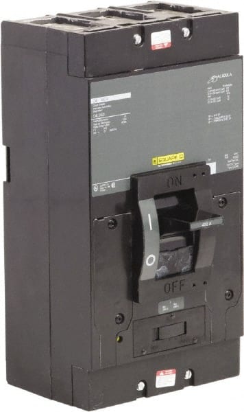 Square D - 400 Amp, 240 V, 3 Pole, Panel Mount Molded Case Circuit Breaker - Thermal Magnetic Trip, 25 kA at 240 VAC Breaking Capacity - Exact Tooling
