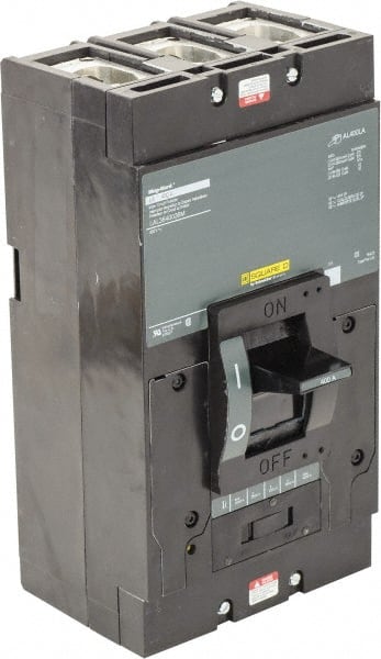 Square D - 400 Amp, 600 V, 3 Pole, Panel Mount Motor Circuit Breaker - Thermal Magnetic Trip, Multiple Breaking Capacity Ratings - Exact Tooling