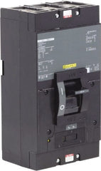 Square D - 400 Amp, 600 VAC, 3 Pole, Molded Case Circuit Breaker - Thermal Magnetic Trip, 22 kA at 600 VAC Breaking Capacity, 1 AWG, 147mm Deep x 279mm High x 356mm Wide - Exact Tooling