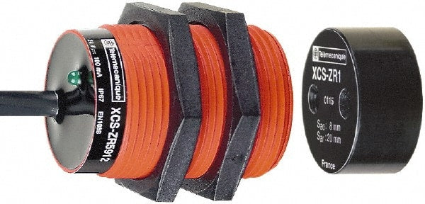 Telemecanique Sensors - 2NC Configuration, 24 VDC, 100 Amp, Plastic, Noncontact Safety Limit Switch - 2m Cable Length, IP66, IP67 Ingress Rating - Exact Tooling