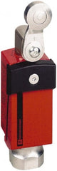 Telemecanique Sensors - NO/2NC Configuration, Multiple Amp Level, Metal Roller Safety Limit Switch - 34mm Wide x 35mm Deep x 122mm High, IP66, IP67 Ingress Rating - Exact Tooling