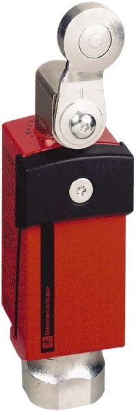 Telemecanique Sensors - NO/2NC Configuration, Multiple Amp Level, Metal Roller Safety Limit Switch - 34mm Wide x 35mm Deep x 122mm High, IP66, IP67 Ingress Rating - Exact Tooling