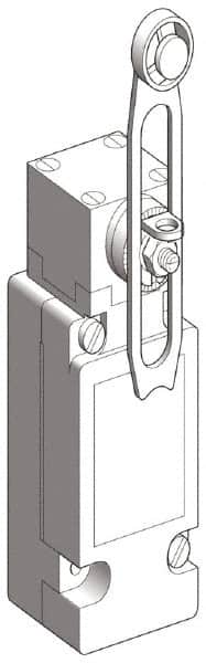 Telemecanique Sensors - SP, NC/NO, 600 VAC, Screw Terminal, Roller Lever Actuator, General Purpose Limit Switch - IP66 IPR Rating - Exact Tooling