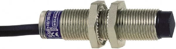 Telemecanique Sensors - NPN, PNP, 4mm Detection, Cylinder, Inductive Proximity Sensor - 2 Wires, IP68, 24 to 210 VDC, 24 to 240 VAC @ 50/60 Hz, M12x1 Thread, 55mm Long - Exact Tooling