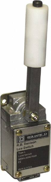 Square D - DPST, 2NO, 600 Volt, Screw Terminal, Rotary Spring Return Actuator, General Purpose Limit Switch - 1, 2, 4, 12, 13 NEMA Rating, IP67 IPR Rating - Exact Tooling
