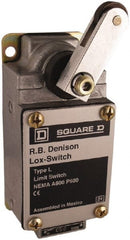 Square D - DPDT, NC/NO, 600 Volt, Screw Terminal, Rotary Spring Return Actuator, General Purpose Limit Switch - 1, 2, 4, 12, 13 NEMA Rating, IP67 IPR Rating - Exact Tooling