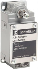 Square D - 10 Amp, NO/NC Configuration, Left Hand Operation, Rope Operated Limit Switch - Automatic Reset, Cable Pull, 600 VAC - Exact Tooling