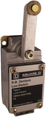 Square D - 3PDT, 2NC/NO, 600 Volt, Screw Terminal, Rotary Spring Return Actuator, General Purpose Limit Switch - 1, 2, 4, 12, 13 NEMA Rating, IP67 IPR Rating - Exact Tooling