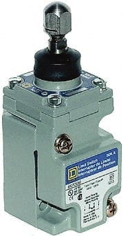 Square D - SPDT, NC/NO, 600 Volt Screw Terminal, Plunger Actuator, General Purpose Limit Switch - 1, 2, 4, 6, 12, 13, 6P NEMA Rating, IP67 IPR Rating - Exact Tooling