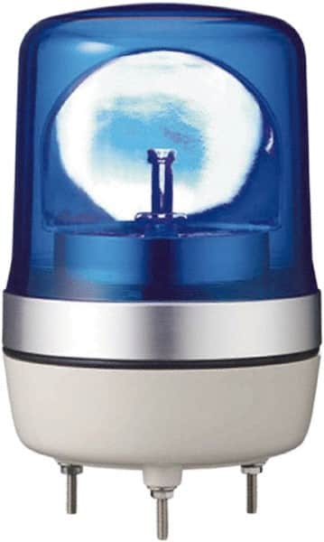 Schneider Electric - 12 VAC/VDC, 250 mAmp, Rotating Beacon LED Light - Surface Mounted, 6.77 Inch High, 106mm Diameter, 138 Flashes per min - Exact Tooling