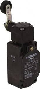 Telemecanique Sensors - DP, NC/NO, 240 VAC, Screw Terminal, Roller Lever Actuator, General Purpose Limit Switch - IP65 IPR Rating - Exact Tooling