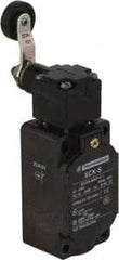 Telemecanique Sensors - DP, NC/NO, 240 VAC, Screw Terminal, Roller Lever Actuator, General Purpose Limit Switch - IP65 IPR Rating - Exact Tooling