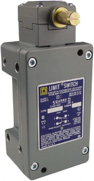 Square D - 2.72 Inch Long, Metal Body, Limit Switch Nonplug In Body - For Use with 9007C Heavy Duty Industrial Limit Switches - Exact Tooling