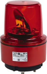 Schneider Electric - 24 VDC, 125 mAmp, Rotating Beacon LED Light - Surface Mounted, 7.05 Inch High, 130mm Diameter, 162 Flashes per min - Exact Tooling