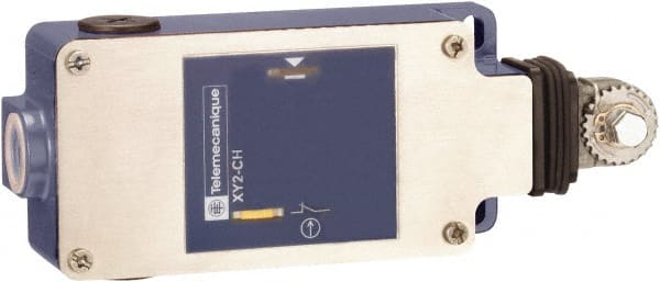 Telemecanique Sensors - 10 Amp, NO/NC Configuration, Dual Operation, Rope Operated Limit Switch - No Reset, Rope Pull, No Pilot Light, 240 VAC - Exact Tooling