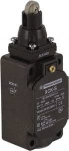 Telemecanique Sensors - DP, NC/NO, 240 VAC, Screw Terminal, Roller Plunger Actuator, General Purpose Limit Switch - IP65 IPR Rating - Exact Tooling