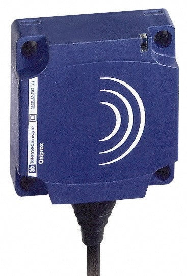Telemecanique Sensors - PNP, NC, Flat, Inductive Proximity Sensor - 3 Wires, IP68, 12 to 24 VDC, 40mm Wide - Exact Tooling