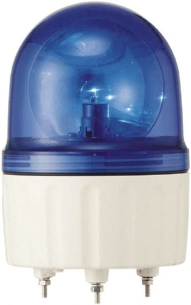 Schneider Electric - 24 VAC/VDC, 125 mAmp, Rotating Beacon LED Light - Surface Mounted, 6.61 Inch High, 120mm Diameter, 138 Flashes per min - Exact Tooling