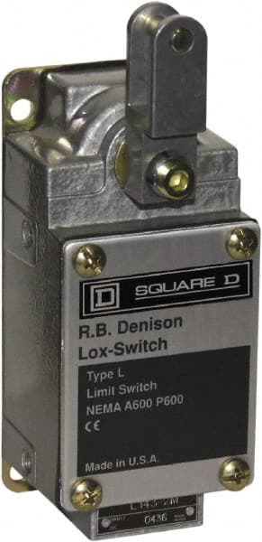 Square D - 10 Amp, NC Configuration, Right Hand Operation, Rope Operated Limit Switch - Automatic Reset, Cable Pull, 600 VAC - Exact Tooling