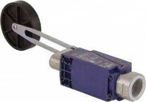 Telemecanique Sensors - NC/NO, 240 VAC, Screw Terminal, Roller Lever Actuator, General Purpose Limit Switch - 1, 2, 4, 6, 12, 13 NEMA Rating, IP66, IP67 IPR Rating - Exact Tooling
