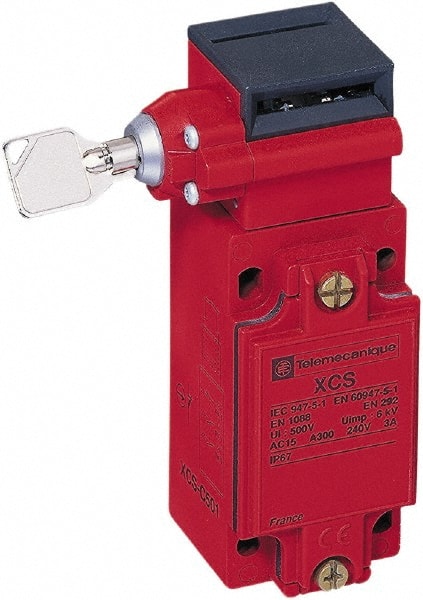 Telemecanique Sensors - 3NC Configuration, Multiple Amp Level, Metal Key Safety Limit Switch - 52mm Wide x 44mm Deep x 114mm High, IP67 Ingress Rating - Exact Tooling