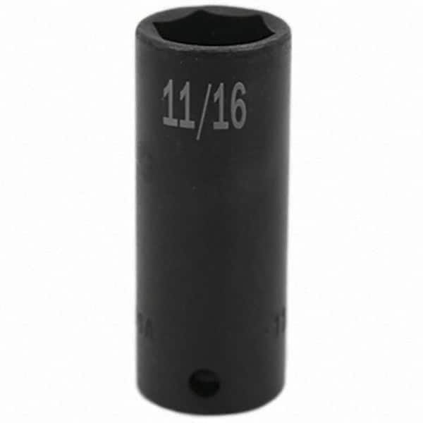 SK - Impact Socket - 3/8"DR 11/16" DEEP IMPACT SOCKET - Exact Tooling