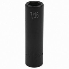 SK - Impact Socket - 3/8"DR 7/16" DEEP IMPACT SOCKET - Exact Tooling