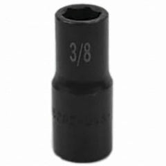 SK - Impact Socket - 3/8"DR 6PT 3/8" SEMI-DEEP IMPACT SOCKET - Exact Tooling