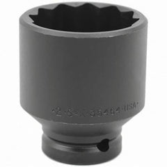 SK - Impact Socket - 3/4"DR 12PT 2" THIN WALL IMPACT SOCKET - Exact Tooling