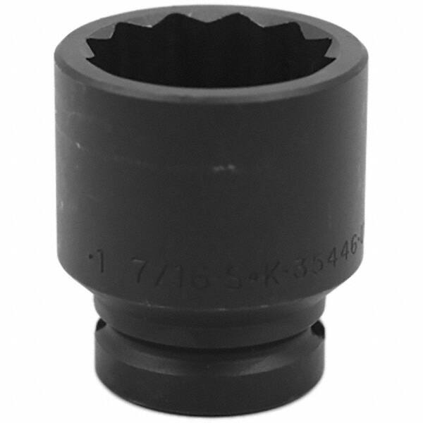 SK - Impact Socket - 3/4"DR 12PT 1-7/16" THIN WALL IMPACT SOCKET - Exact Tooling