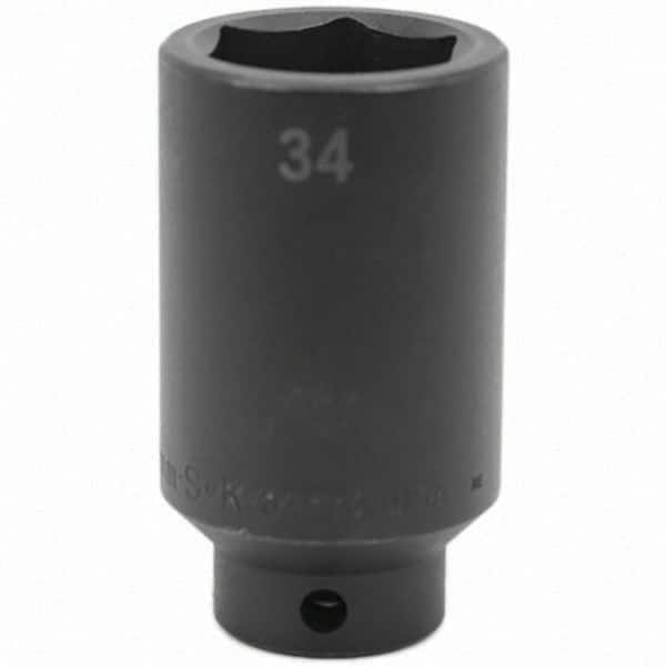 SK - Impact Socket - 1/2"DR 34MM DEEP IMPACT SOCKET - Exact Tooling