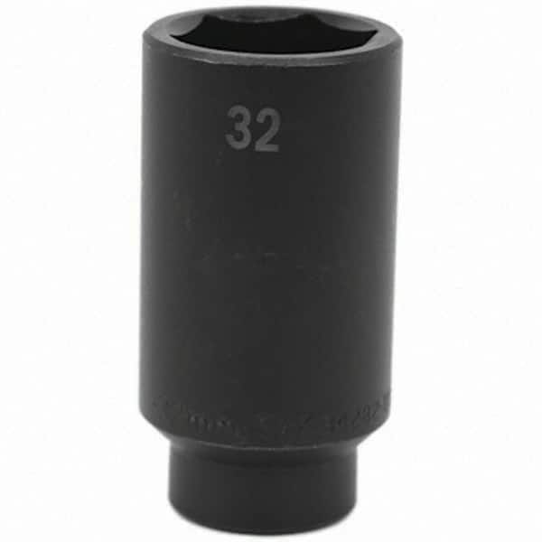 SK - Impact Socket - 1/2"DR 32MM DEEP IMPACT SOCKET - Exact Tooling