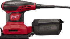 Milwaukee Tool - 14,000 OPM, Electric Orbital Sander - Rectangular, Palm Sander, 3 Amps - Exact Tooling