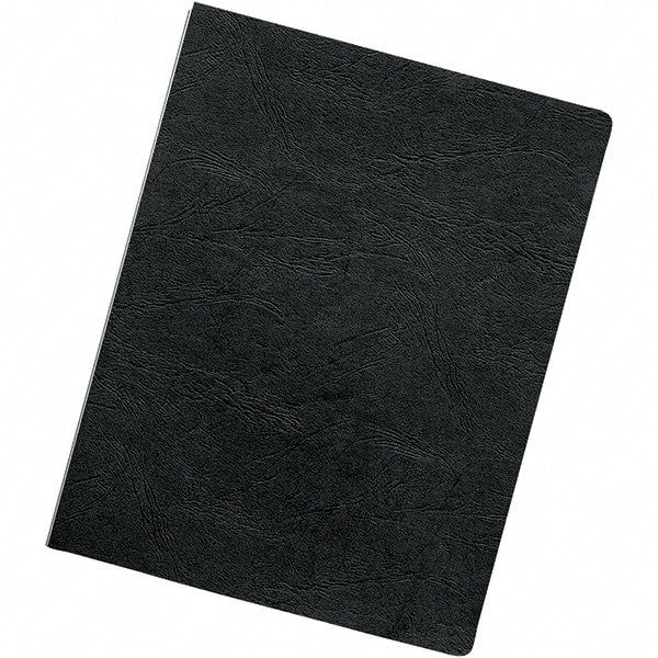 FELLOWES - Black Vinyl Binding Machine Report Cover - 8-3/4 x 11-1/4" - Exact Tooling