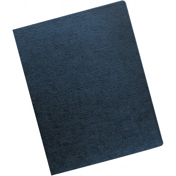 FELLOWES - Navy 70 Lb Paper Stock Binding Machine Report Cover - 8-3/4 x 11-1/4" - Exact Tooling