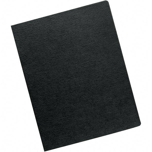 FELLOWES - Black 70 Lb Paper Stock Binding Machine Report Cover - 8-3/4 x 11-1/4" - Exact Tooling