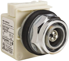 Schneider Electric - 120 V LED Pilot Light - Round Lens, Screw Clamp Connector - Exact Tooling