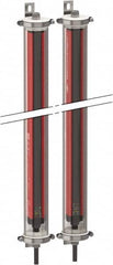Telemecanique Sensors - 4 Beam, 35.83 Inch Height Protection, 8, 17m Max Sensing, -13 to 131°F, Body Protection 4, Safety Light Curtain - 24 VDC, 11.81 Inch Space Between Beams, Red - Exact Tooling