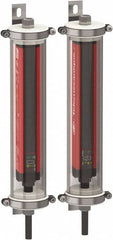 Telemecanique Sensors - 30 Beam, 12.2 Inch Height Protection, 2, 5m Max Sensing, -13 to 131°F, Finger/Hand Protection 4, Safety Light Curtain - 24 VDC, Red - Exact Tooling