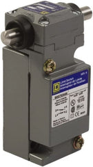 Square D - SPDT, NC/NO, 600 Volt Screw Terminal, Roller Plunger Actuator, General Purpose Limit Switch - 1, 2, 4, 6, 12, 13, 6P NEMA Rating, IP67 IPR Rating - Exact Tooling