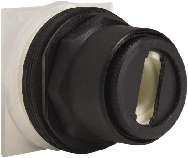 Schneider Electric - 30mm Mount Hole, 3 Position, Selector Switch Only - Momentary (MO), Nonilluminated, without Contact Blocks, Shock and Vibration Resistant - Exact Tooling