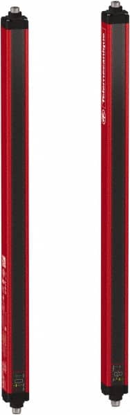 Telemecanique Sensors - 23 Beam, 18.11 Inch Height Protection, 4, 12m Max Sensing, 14 to 131°F, Hand Protection 4, Safety Light Curtain - 24 VDC, Red, Aluminum - Exact Tooling