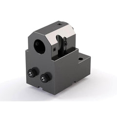 Global CNC Industries - Turret & VDI Tool Holders; Type: Mori ID Block ; Clamping System: 70mm X 62mm ; Tool Axis: ID ; Through Coolant: No ; Additional Information: 4 Mounting Holes - Exact Tooling