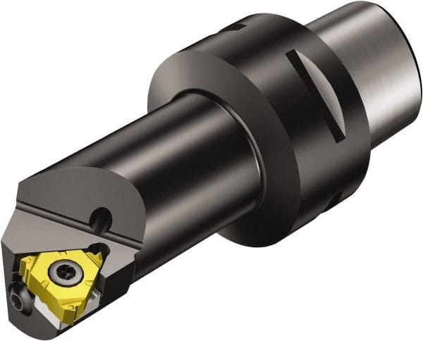 Sandvik Coromant - Insert Style Cx-266R/LKF, 60mm Head Length, Right Hand Cut, External Modular Threading Cutting Unit Head - System Size C4, 14mm Center to Cutting Edge, Series CoroThread 266 - Exact Tooling