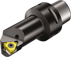 Sandvik Coromant - Insert Style 266.LL-16.., 105mm Head Length, Left Hand Cut, Internal/External Modular Threading Cutting Unit Head - System Size C5, 27mm Center to Cutting Edge, Series CoroThread 266 - Exact Tooling