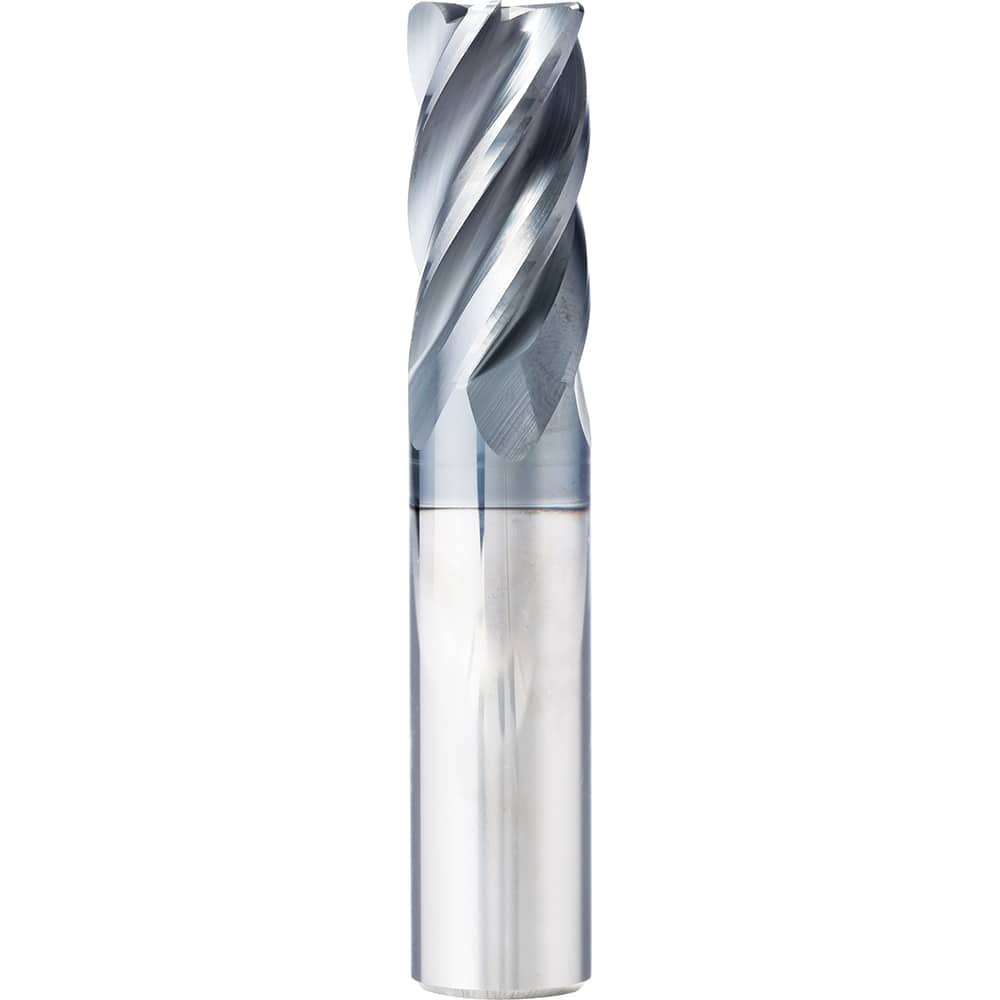 Supermill - 5/8" Diam 5 Flute Solid Carbide 0.03" Corner Radius End Mill - Exact Tooling