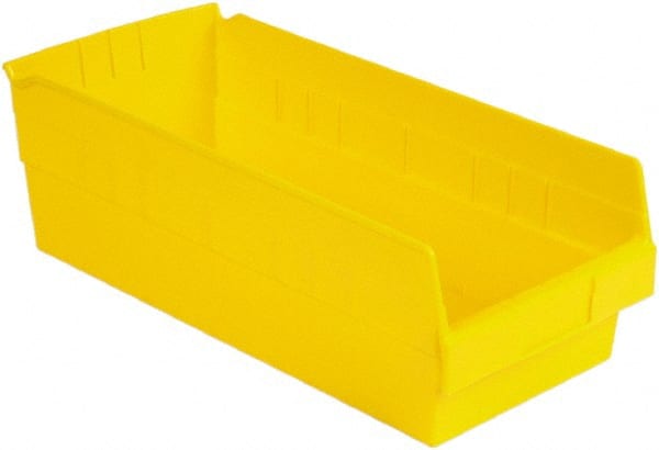LEWISBins+ - 17-7/8" Deep, Yellow Hopper Shelf Bin - 6" High x 8-3/8" Wide x 17-7/8" Long - Exact Tooling
