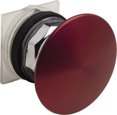 Schneider Electric - 30mm Mount Hole, Extended Mushroom Head, Pushbutton Switch Only - Round, Red Pushbutton, Nonilluminated, Maintained (MA) - Exact Tooling