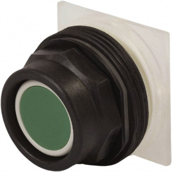 Schneider Electric - 30mm Mount Hole, Recessed, Pushbutton Switch - Round, Green Pushbutton, Momentary (MO) - Exact Tooling